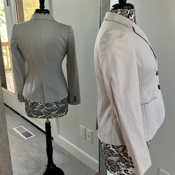 Banana Republic Blazer Grey Size 4 - Picture 4 of 10